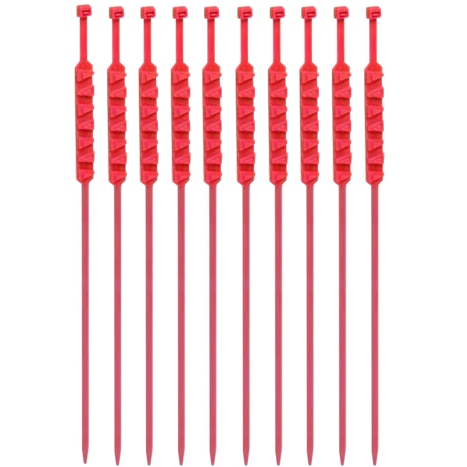 Schneeketten für E-Bike-Motorrad 10pcs Nicht-Schlupfreifen-Reifenketten Universal Wheel für Schnee Nylon Eis brechen mehrschichtige Zähne Winterreifen, rot von Ruqingg