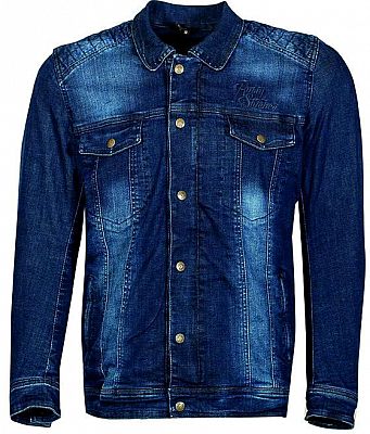 Rusty Stitches Carl Thomas, Hemd/Textiljacke - Blau - M von Rusty Stitches