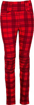 Rusty Stitches Claudia V2 Chequered, Leggings Damen - Rot/Schwarz - 38 von Rusty Stitches