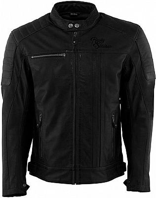 Rusty Stitches Cooper, Lederjacke - Schwarz - XXL von Rusty Stitches