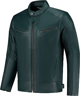 Rusty Stitches Dorian, Lederjacke - Petrol - 3XL von Rusty Stitches