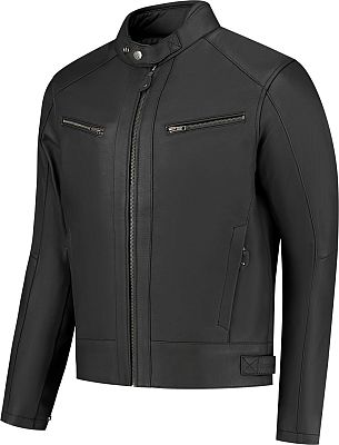 Rusty Stitches Dorian, Lederjacke - Schwarz - XXL von Rusty Stitches