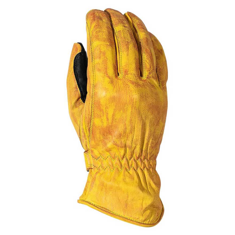 Rusty Stitches Johnny Motorrad Handschuhe, gelb/schwarz, XL von Rusty Stitches