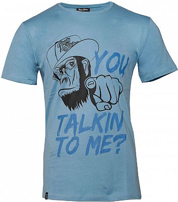 Rusty Stitches Talking To Me, T-Shirt - Hellblau - M von Rusty Stitches