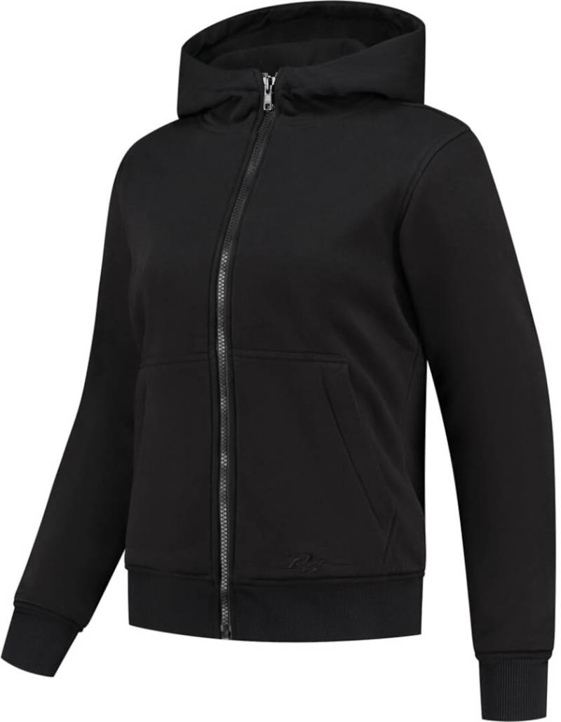 Rusty Stitches Wendy Damen Motorrad Zip Hoodie, schwarz, 38 von Rusty Stitches