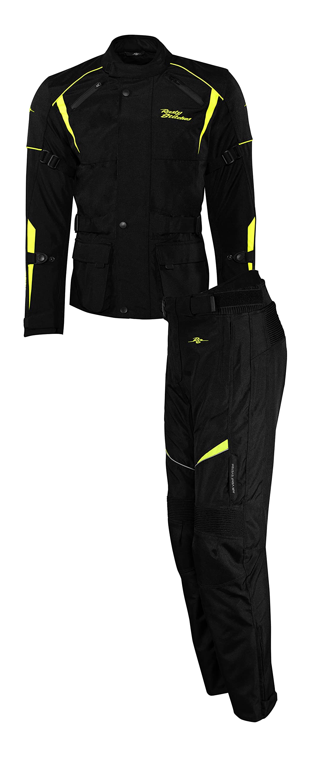 Rusty Stitches suits Tommy Black-Yellow Fluo (52-L) von Rusty Stitches