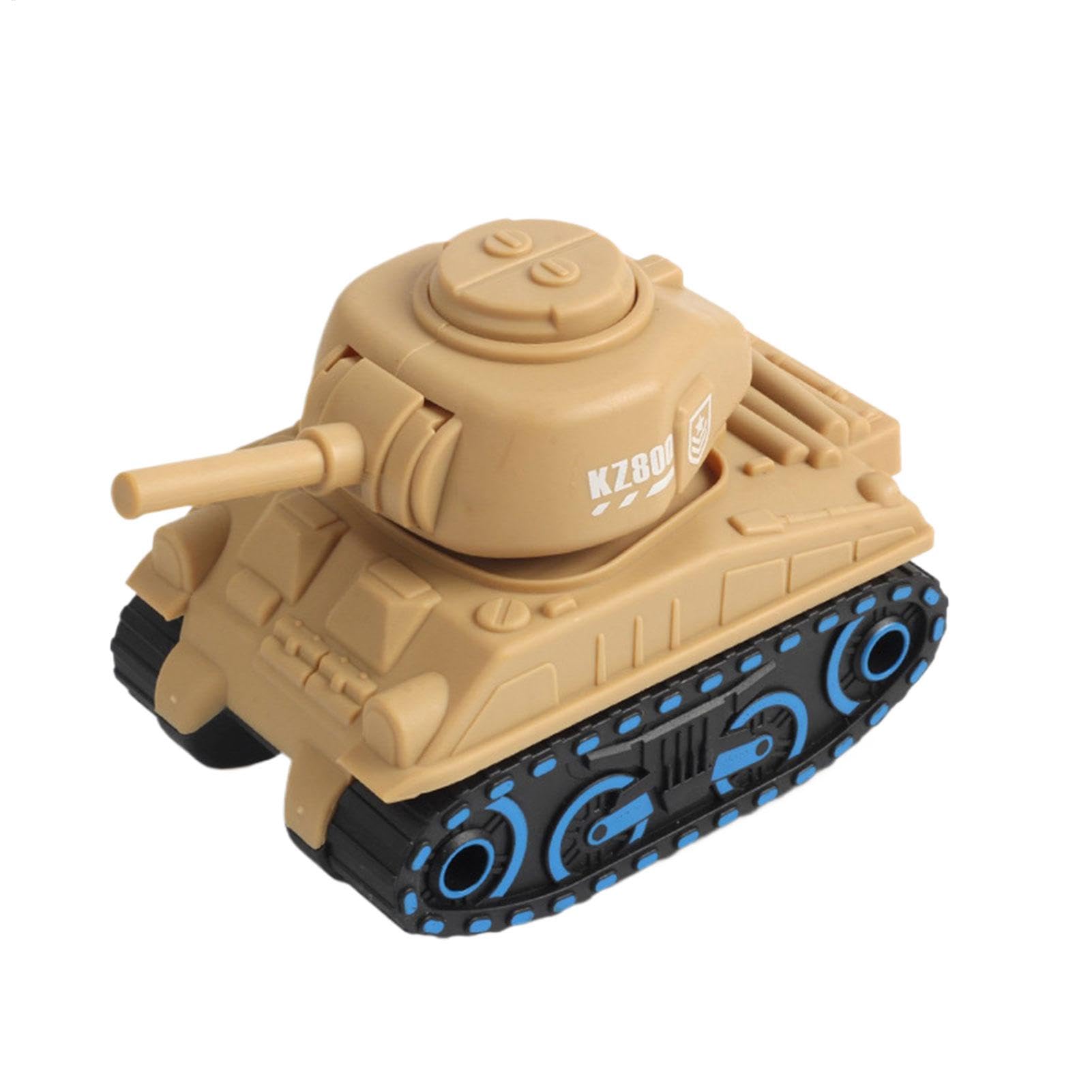 Panzerspielzeug für Kinder, lustige Rückziehpanzer für Kinder, Press-and-Go-Männer-Panzerfahrzeug, Panzerauto-Spielzeug und Panzer-Battle-Truck-Spielzeug, Lernspielzeug für Kinder ab 3 Jahren von Ruwshuuk