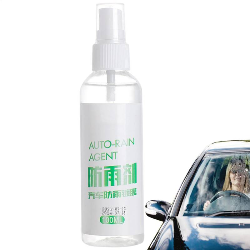 Ruwshuuk Autofenster Anti -Nebel, Anti -Nebel für Auto Windschutzscheibe, Fensterglas Regensicheres Schutzmittel, Regenfester Anti-Fog-Sehspray Spray Spray Langlastendes Auto-Reinigungszubehör für von Ruwshuuk