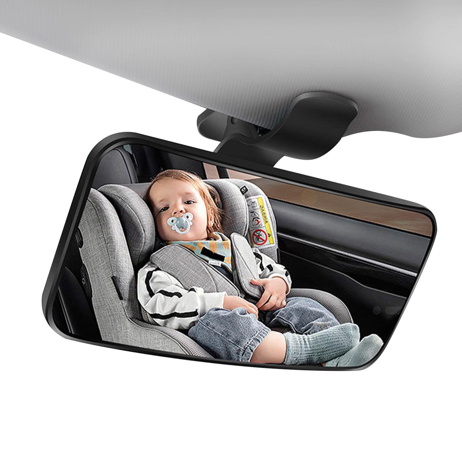 Ruwshuuk Baby-Auto-Rückspiegel,Rückspiegel für Babys | Sicherheits-Autositzspiegel für nach hinten gerichtete Kinder - Ansteckspiegel, um 360 Grad drehbare Spiegel für die Sicherheit frischgebackener von Ruwshuuk