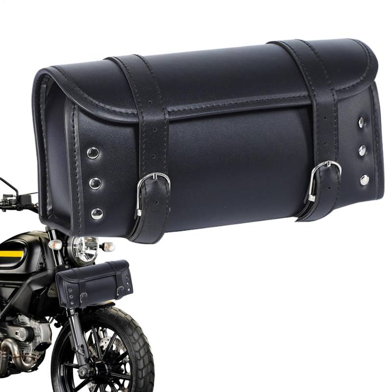 Ruwshuuk Motorrad-Lenkertasche | Motorrad-Aufbewahrungstasche, wasserdichte Motorrad-Satteltasche, stilvolle Motorrad-Lenkertasche, Fahrrad-Gabeltasche für Lenker, Vordergabel von Ruwshuuk