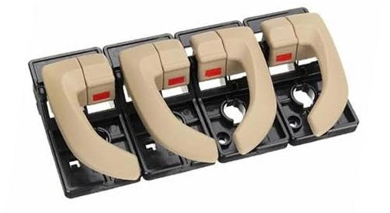 Autotürgriffbaugruppe, Rynplex 82620-2Z02, for Hyundai, for Tucson 2005 2006 2007 2008 2009 Autoinnenraum Innentürgriff links rechts Set Zubehör(BLACK 4pcs Beige) von Rynplex