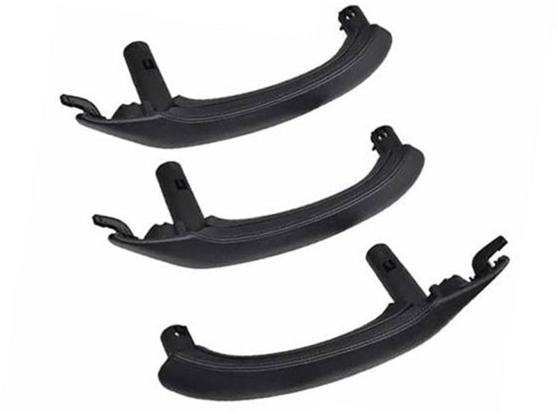 Autotürgriffbaugruppe, Rynplex Auto-Innentür-Zuggriff-Lederbezug-Set, Ersatz-LHD RHD, for, X3 X4 F25 F26 2010–2016 51417248502R(BLACK 3-rhd-black) von Rynplex