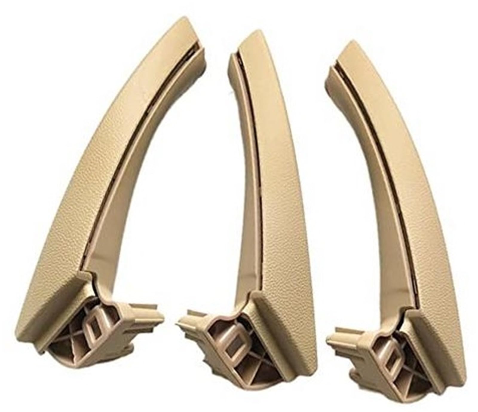 Autotürgriffbaugruppe, Rynplex For, 3er-Serie E90 E91 E92 6-teiliges Set LHD RHD Passagier-Innentürgriff-Abdeckungsverkleidung 2004–2012(Beige) von Rynplex