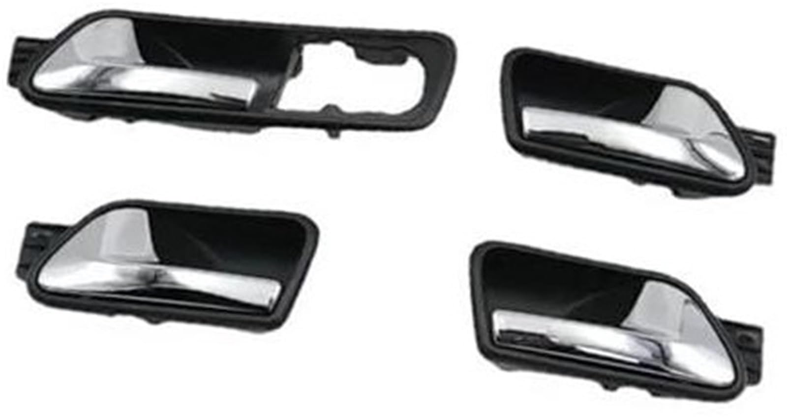 Autotürgriffbaugruppe, Rynplex For VW, for Touran, 2004–2015, for Caddy, 2004–2013. Auto-Chrom-Innentürgriff RL- 1T0 839 113 RR- 1T0 839 114 C(BLACK 4 Pcs Full Sets) von Rynplex