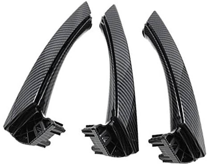 Autotürgriffbaugruppe, Rynplex LHD RHD, for, 3er E90 E91 E92 316 318 320 325 Innentürgriff-Set Ersatz 2004–2012(Carbon Fiber) von Rynplex