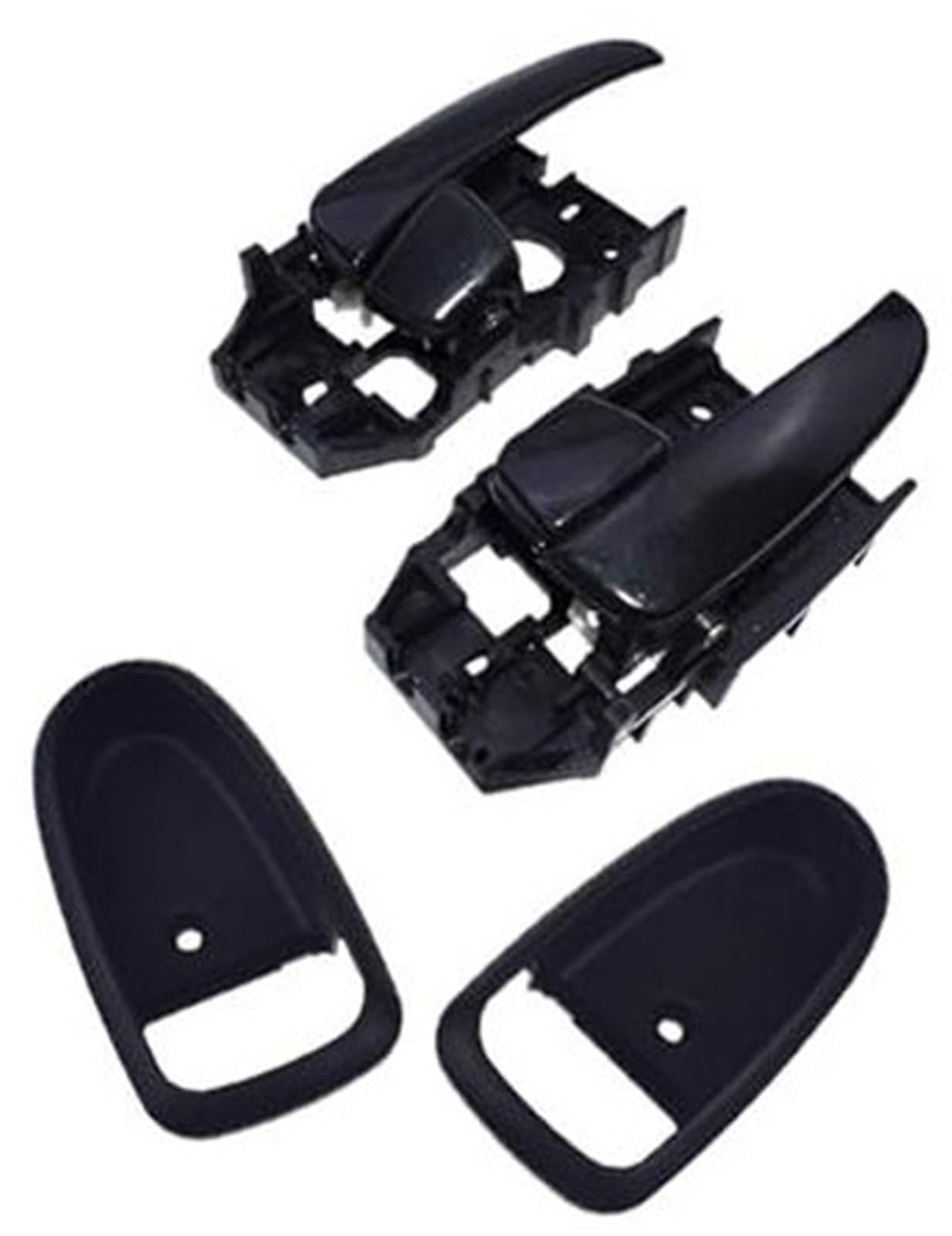 Autotürgriffdekoration, Rynplex Auto-Innentürgriff/Abdeckung links/rechts, for Elantra, 2001–2006 826112D000 826212D000 826102D000 826202D000(BLACK Handle Cover Lh Rh) von Rynplex