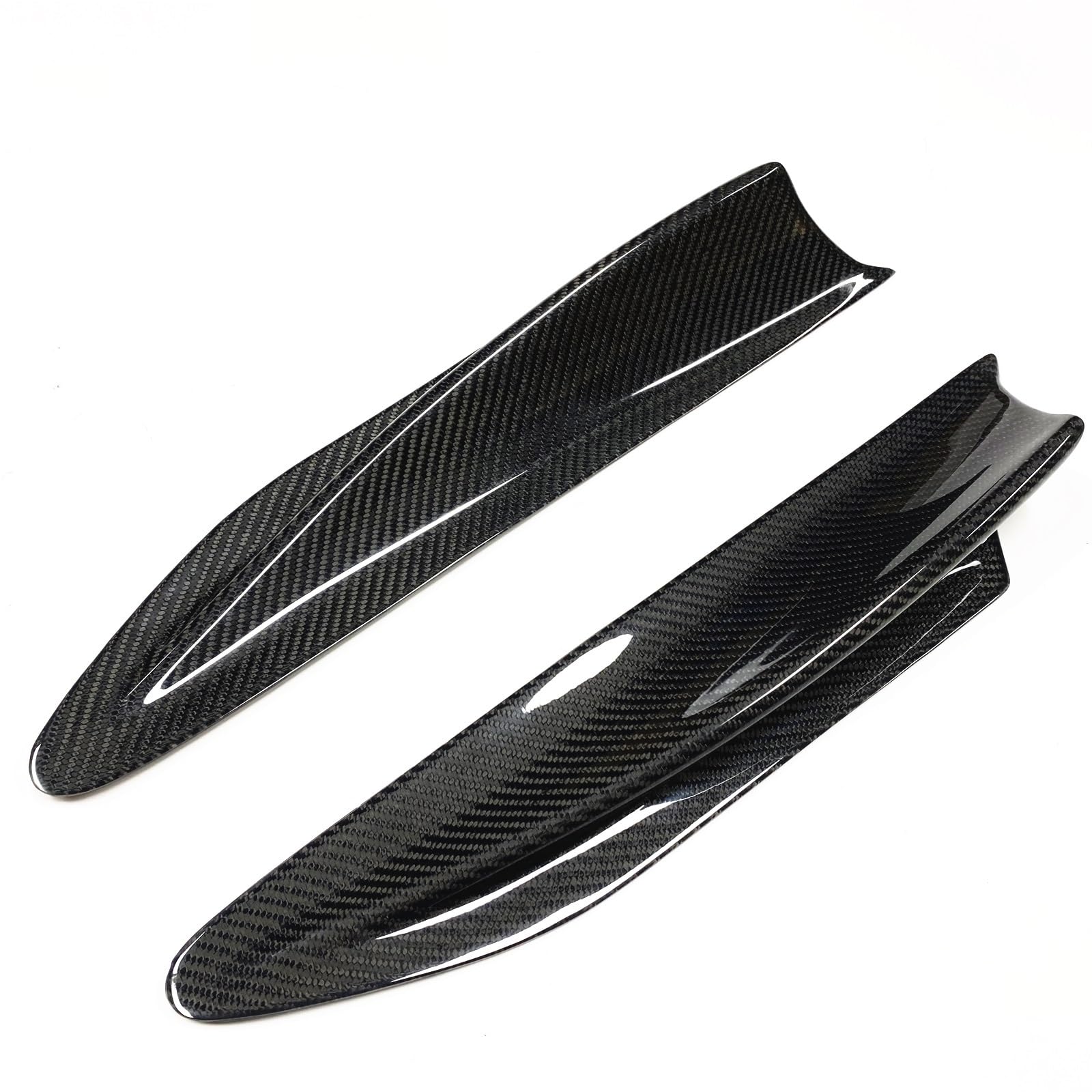 Rynplex, for Subaru, BRZ, for Toyota, 86 GT, for Scion, FR-S 2012-2020 GT86 Front Side Spoiler Carbon Fiber Air Vent Abdeckung Trim Splitter Lip Frontstoßstangen-Spoilerverkleidung von Rynplex