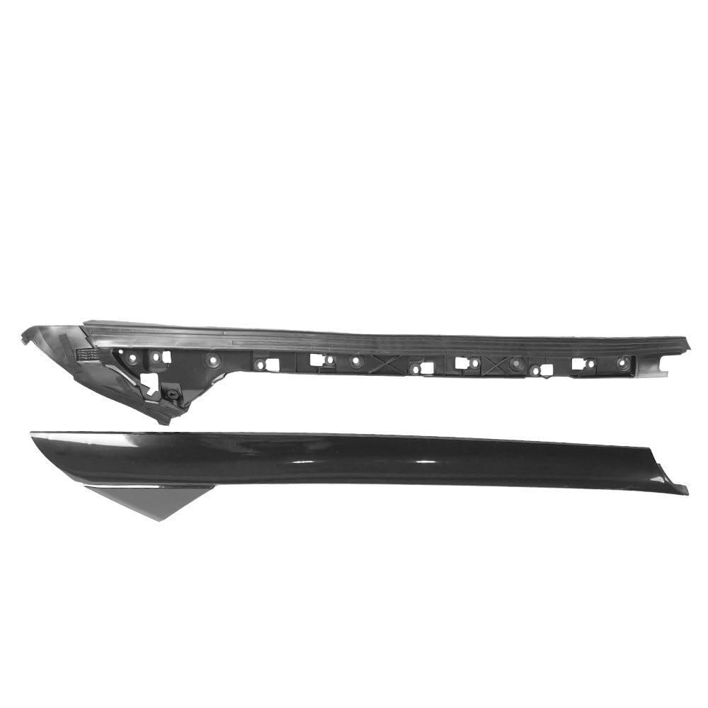 Rynplex 1 Satz Windschutzscheiben-Säulenverkleidungsleisten, for Ford, for Explorer, 2011–2019, ersetzt BB5Z7803136AA BB5Z-7803136-AB 926–450/451 A-Säulenverkleidung(2PCS Left BK) von Rynplex