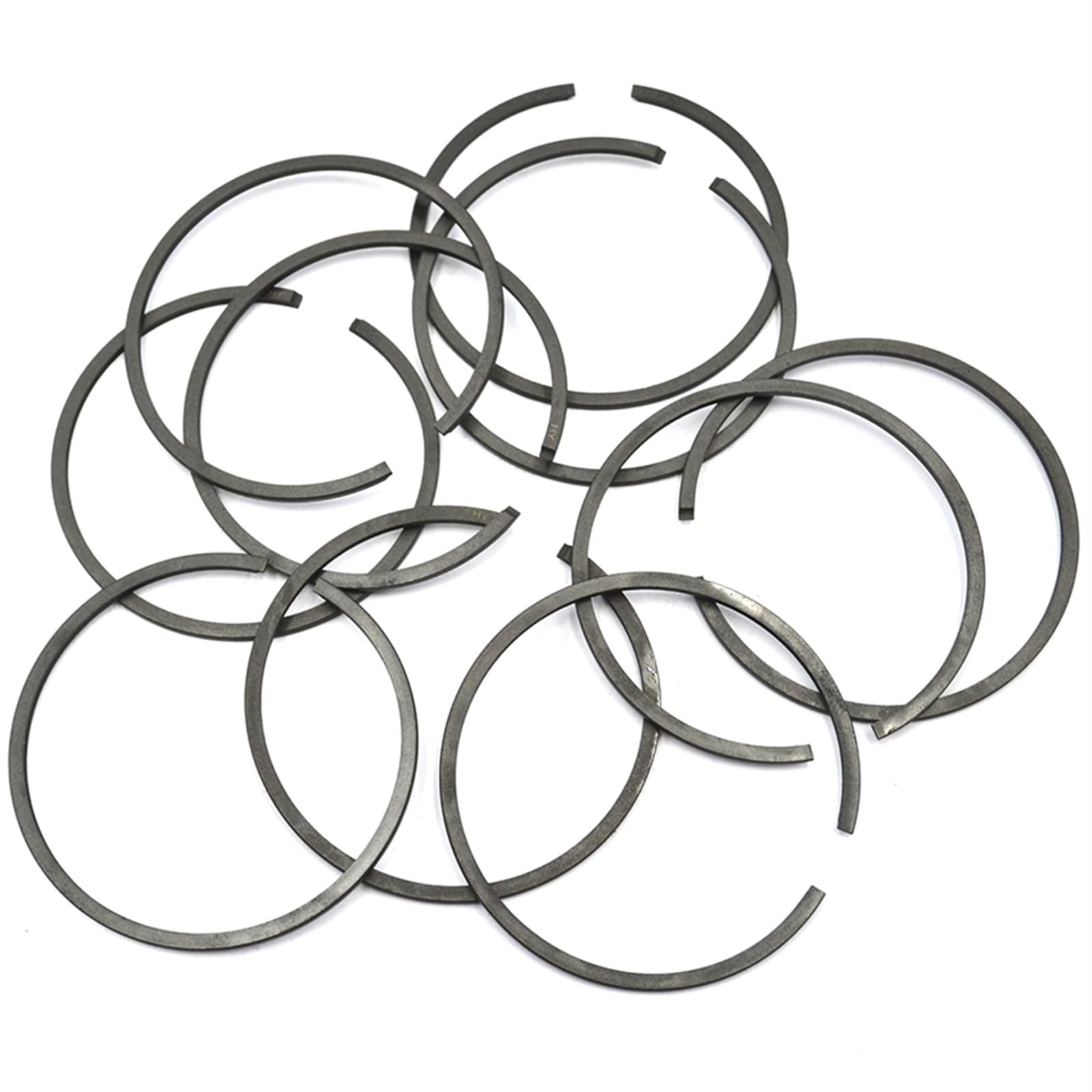 Rynplex 10 Teile/los Kolbenring 43mm x 1,5mm, for JONSERED, CS2252 CS2253, for Husqvarna, 545 550XP, for Mitsubishi, TL43 Kettensäge Trimmer Freischneider Kolbenringsatz von Rynplex