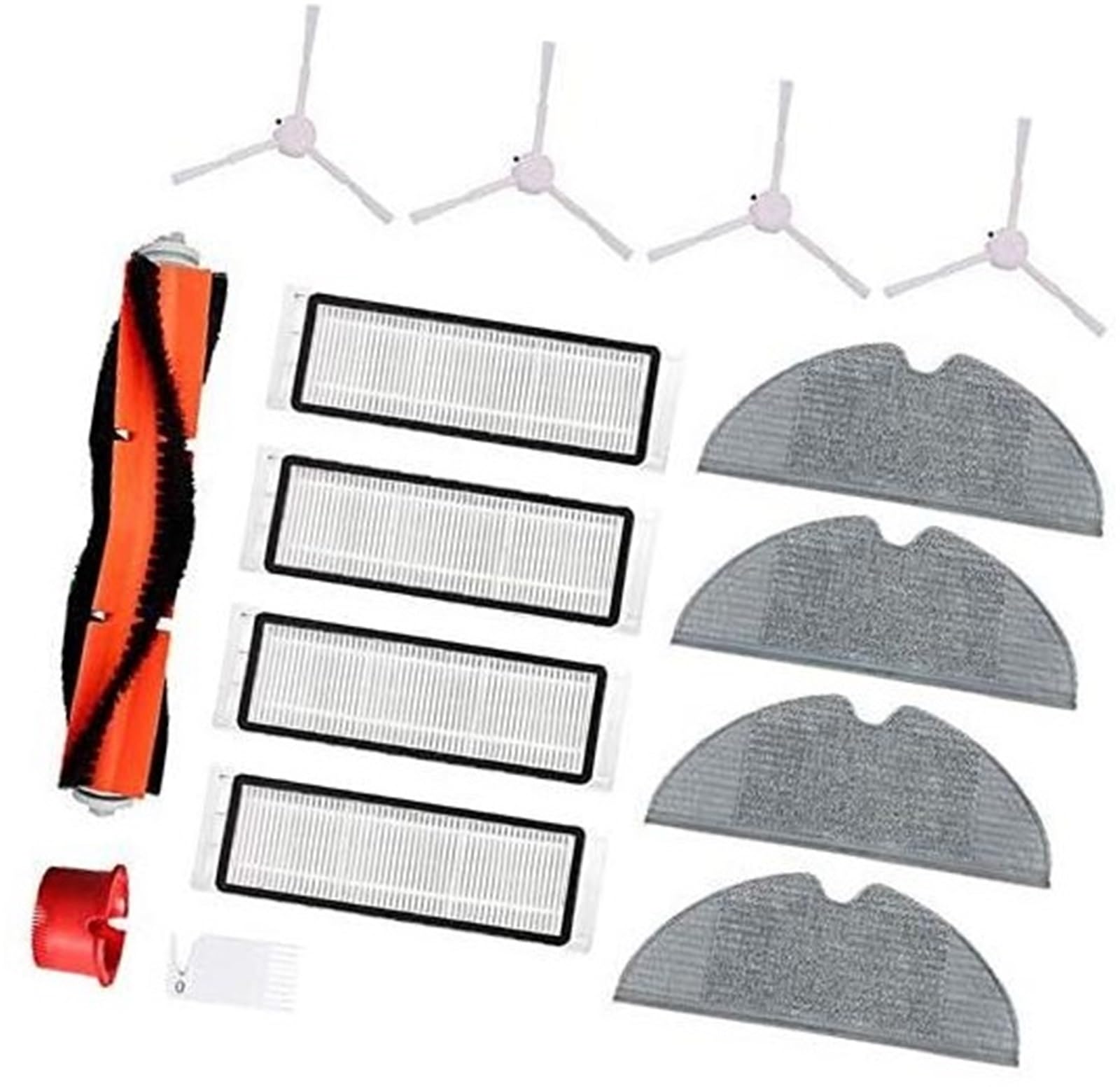 Rynplex 15-teiliger Ersatz for den Staubsauger Xiaomi Mijia 1C, einschließlich 1 Walzenbürste, 4 Seitenbürsten, 4 Wischtücher, 4 Filter und 2 Reinigungsbürsten Roboterstaubsauger-Ersatzset Rynplex 15-teiliger Ersatz for den Staubsauger Xiaomi Mijia 1C, einschließlich 1 Walzenbürste, 4 Seitenbürsten, 4 Wischtücher, 4 Filter und 2 Reinigungsbürsten Roboterstaubsauger-Ersatzset von Rynplex