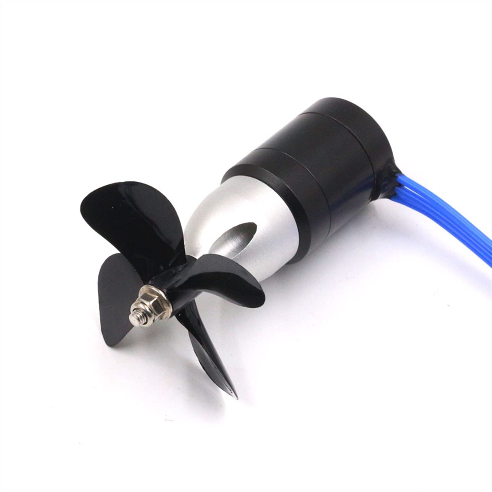 Rynplex 1PCS wasserdichte Unterwasser Triebwerk 2838 350KV 2,4 KG Schub Bürstenlosen Motor Mit 60mm Propeller CW CCW, for ROV AUV DIY Jet Boot Antriebswelle für Boote(1pc CCW Thruster) von Rynplex