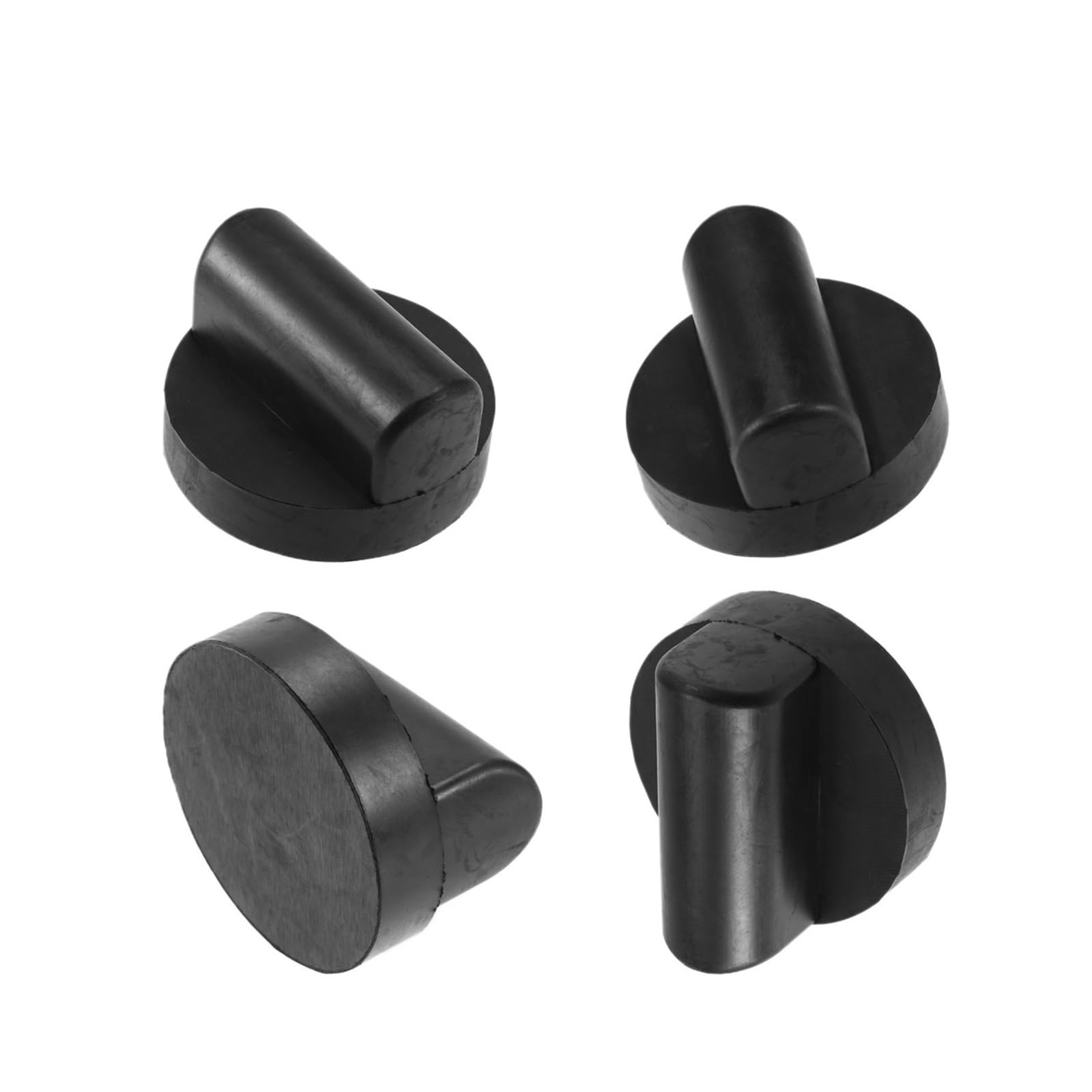 Rynplex 2/4 Stück Gummi-Wagenheber-Puck, Wagenheber-Hebeplatte, Wagenheber-Hebepunkt-Pad-Adapter, Reparaturwerkzeug for Entfernen des Autos, for TT RS R8 A6 Gummi-Wagenheberpolster(4pcs) von Rynplex