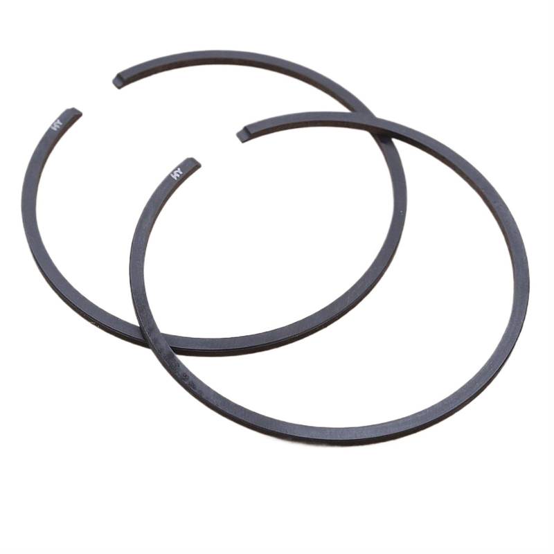 Rynplex 2 Stück 48 mm x 1,5 mm Kolbenringe-Set, for Husqvarna 61 365 261 262 162 165 265, for Jonsered 625 630 Kettensägen-Ersatzteil Kolbenringsatz von Rynplex