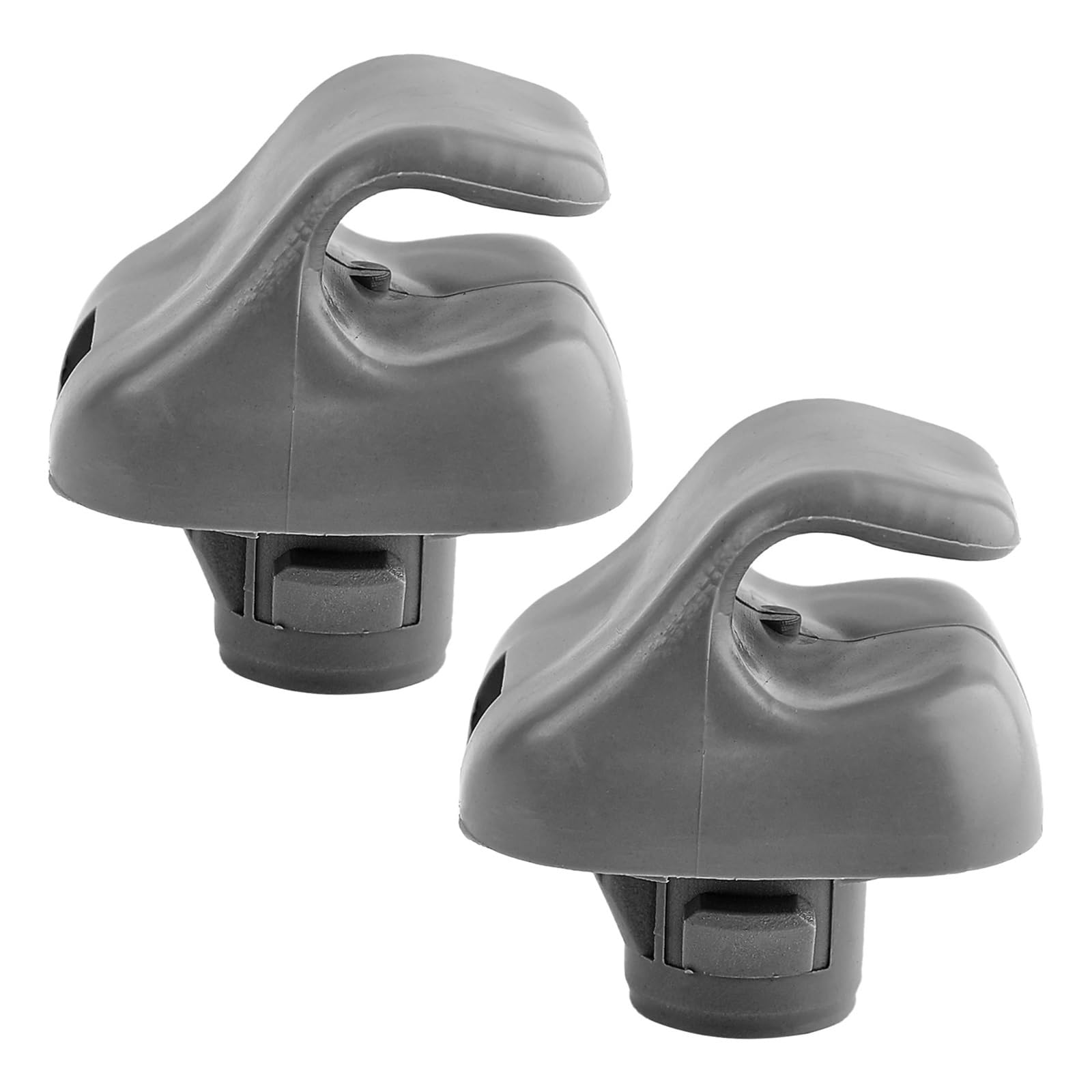 Rynplex 2 Stück Odyssey, for Civic, SI CR-V Ridgeline Pilot, for Accord, for Element Sonnenblende Haken Clip Halterung Auto Aufhänger Halter 88217S04003ZA Clips für die innere Sonnenblende(Gray) von Rynplex