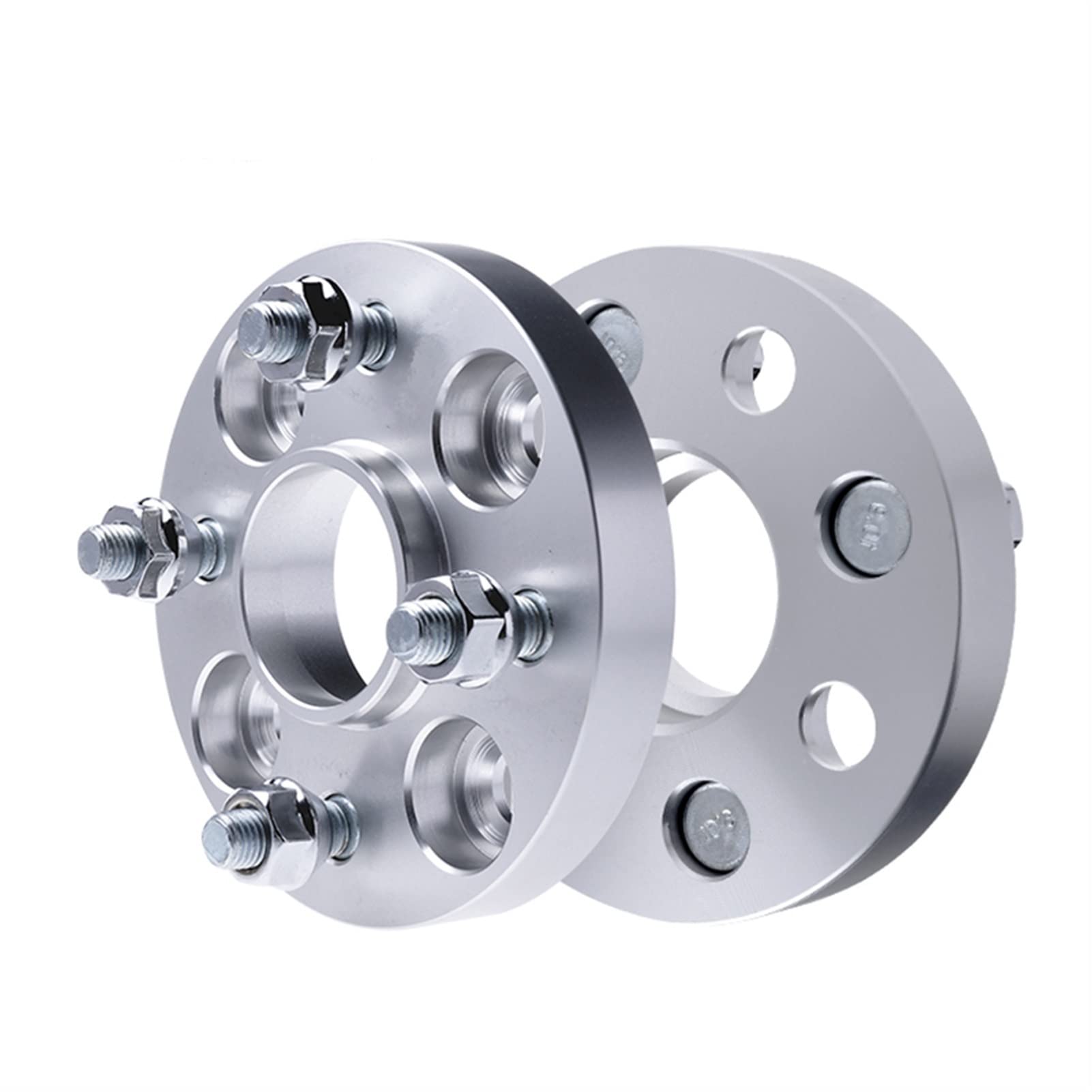 Rynplex 2 stück PCD 4x100 CB 56,6 Rad Spacer Adapter Lotus Elise Geschmiedet Aluminium Legierung Auto-Radabstandshalter(Silver 20mm Spacer) von Rynplex