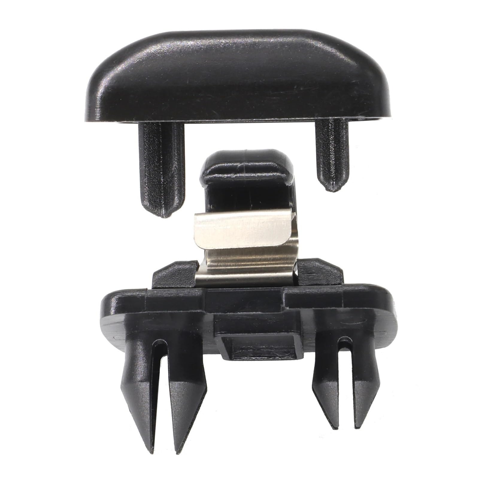 Rynplex 2 x innere Sonnenblenden-Haken-Clips, Aufhänger, Schnallenhalterung, for Audi, for A1, A3, A5, Q3, Q5, S4, S5, TT, RS3, OE-Nr. 8U0857562A Clips für die innere Sonnenblende(Black) von Rynplex