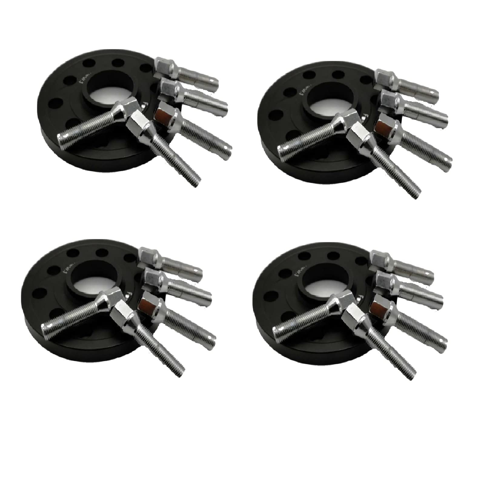 Rynplex 4 Stück 15mm Spurverbreiterung 5x160 CB 65.1 ohne Bolzen Auto-Radabstandshalter von Rynplex