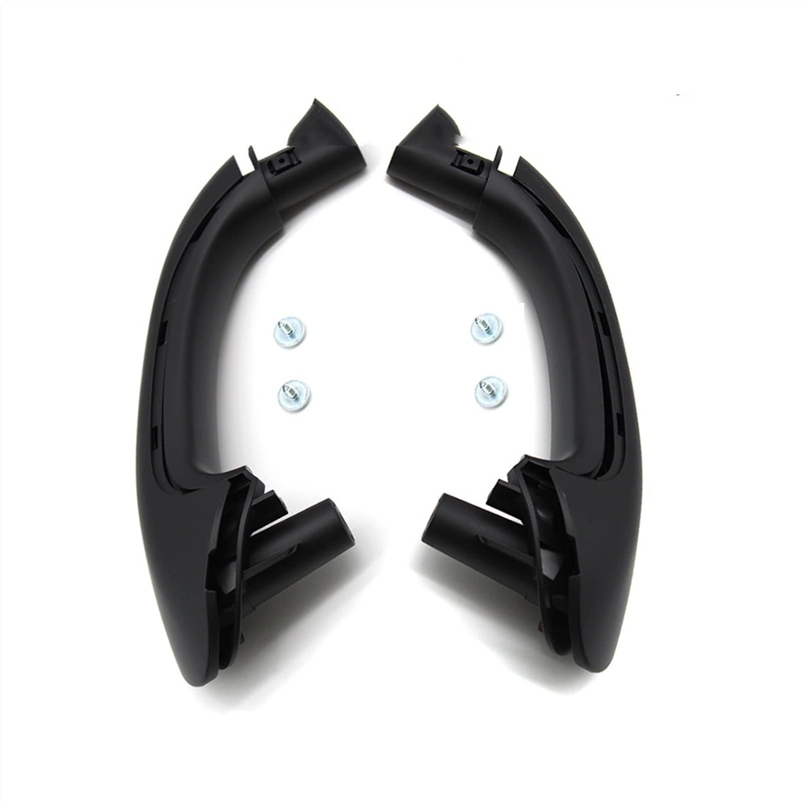 Rynplex 4 Stück Auto vorne Links rechts Innentürgriff-Set Ersatz, for Mercedes-Benz, for W203 C-Klasse Limousine 2000–2007 Türgriffe(Black Front 2pcs) von Rynplex