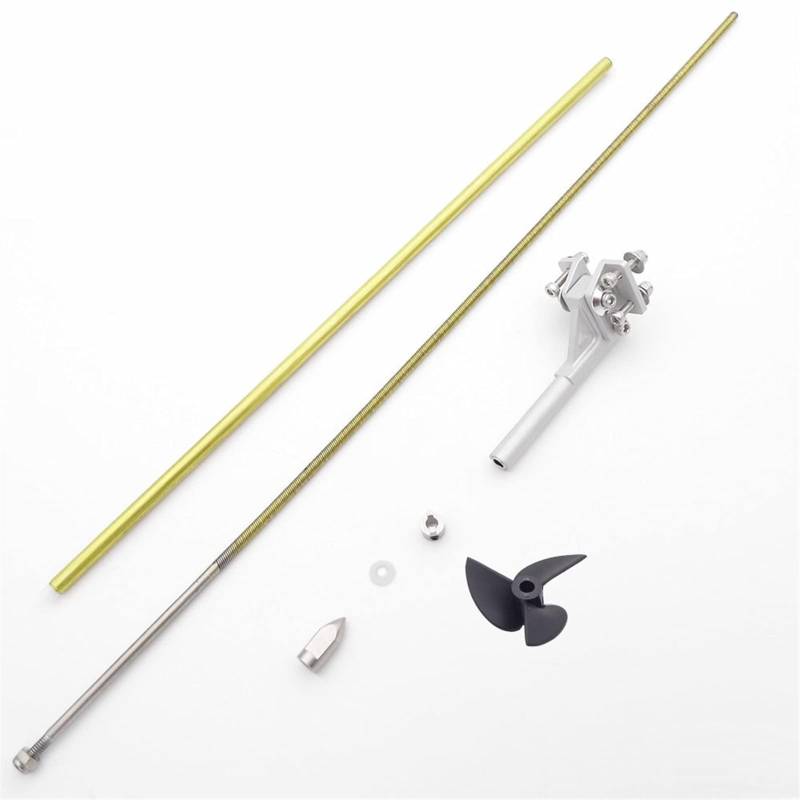 Rynplex 4mm 400mm Flexible Welle Rechts Links Hand Antrieb Kabel Welle Strebe Montieren 36mm Propeller, for RC Boot Geschwindigkeit Mono V Oval Katamaran Antriebswelle für Boote(1set Left Hand) von Rynplex