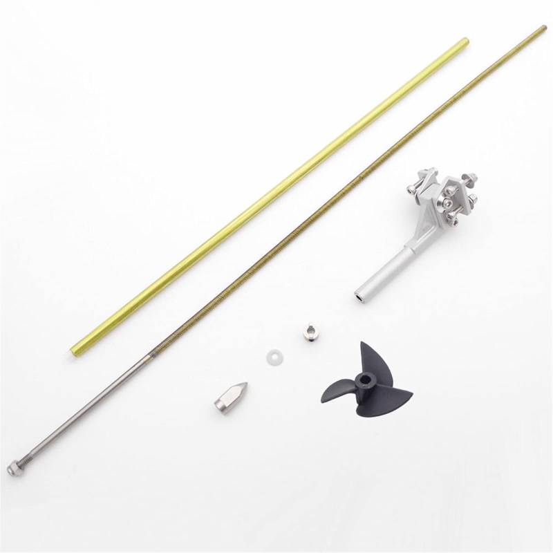 Rynplex 4mm 400mm Flexible Welle Rechts Links Hand Antrieb Kabel Welle Strebe Montieren 36mm Propeller, for RC Boot Geschwindigkeit Mono V Oval Katamaran Antriebswelle für Boote(1set Right Hand) von Rynplex