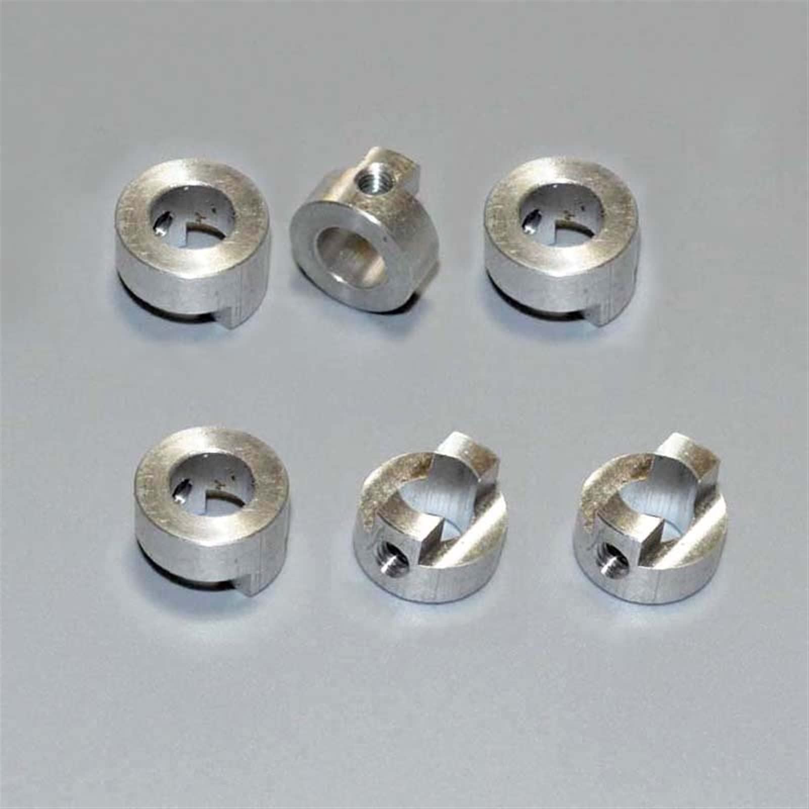 Rynplex 6PCS Aluminium Antriebshund Wellenverbinder 8mm Paddelgabel Befestigungskopf Propellerkrücke, for RC Boot Modell DIY Antriebswelle für Boote von Rynplex