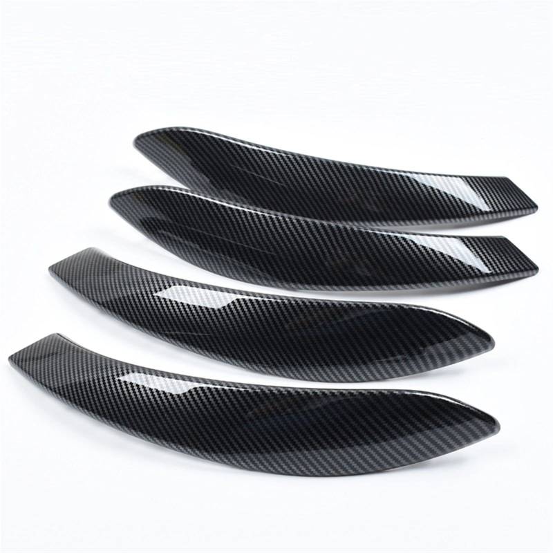 Rynplex Äußere Abdeckung for den inneren Türgriff, for, for 3er 4er F30 F80 F31 F32 F33 F34 F35 F36 F82 F83 2013-2018 Auto-Innentürgriff(Carbonfiber 4pcs Set) von Rynplex