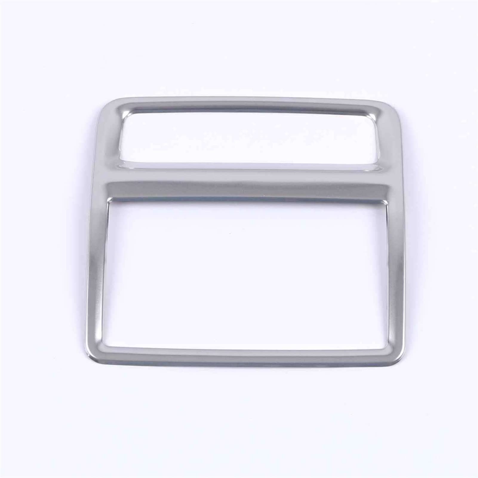 Rynplex Abdeckung der Luftauslassverkleidung for die hintere Armlehne des Autos, Zubehör zur Modifikation des Autoinnenraums, for VW, for Golf, 8 MK8 R 2021 2022 Luftauslassabdeckung(Steel Silver) von Rynplex