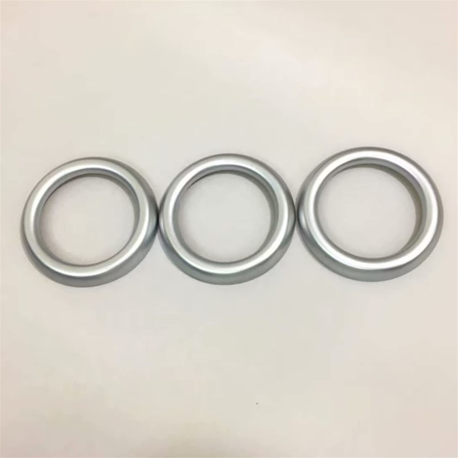 Rynplex Auto-Styling-Klimaanlage, Lüftungsauslassring, Zierzubehör, for Mazda, CX-3 CX3 2015-2018 2019 2020, ABS-Kohlefaser Luftauslassabdeckung(ABS Matte) von Rynplex