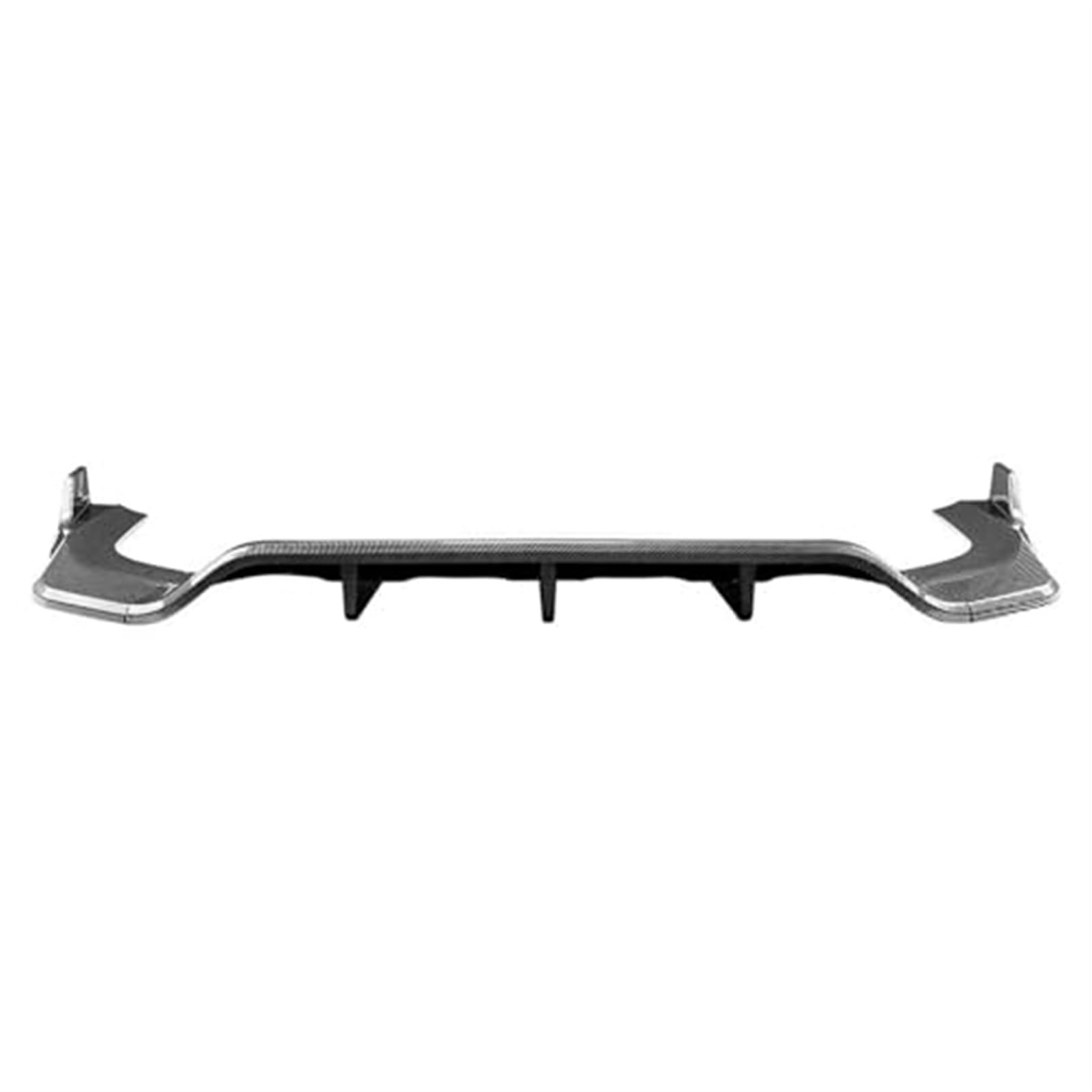 Rynplex Autospoiler, for Mercedes-Benz, GLC Coupe C254 2023+ AMG Heckspoilerlippe Diffusor Spoiler Splitter Schutz Heckflosse Heckstoßstangendiffusor(Carbon Look Black) von Rynplex