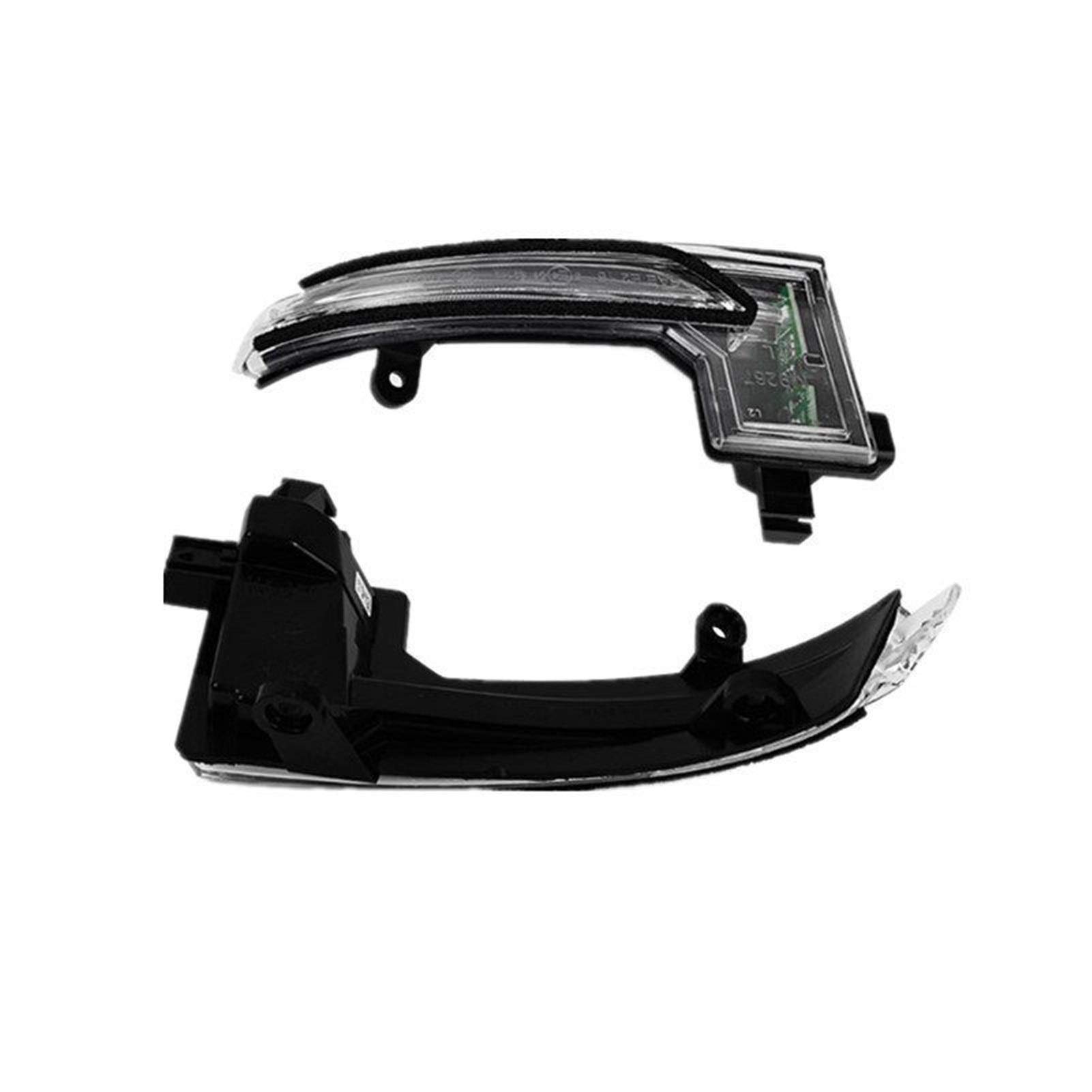 Rynplex Car Side Rearview Mirror Lower Covers, for Mazda, 6 Atenza 2018 2019, Wing Mirror Shell Housing Cap Door Mirror Light Außenspiegelabdeckungen(C Right Side R) von Rynplex