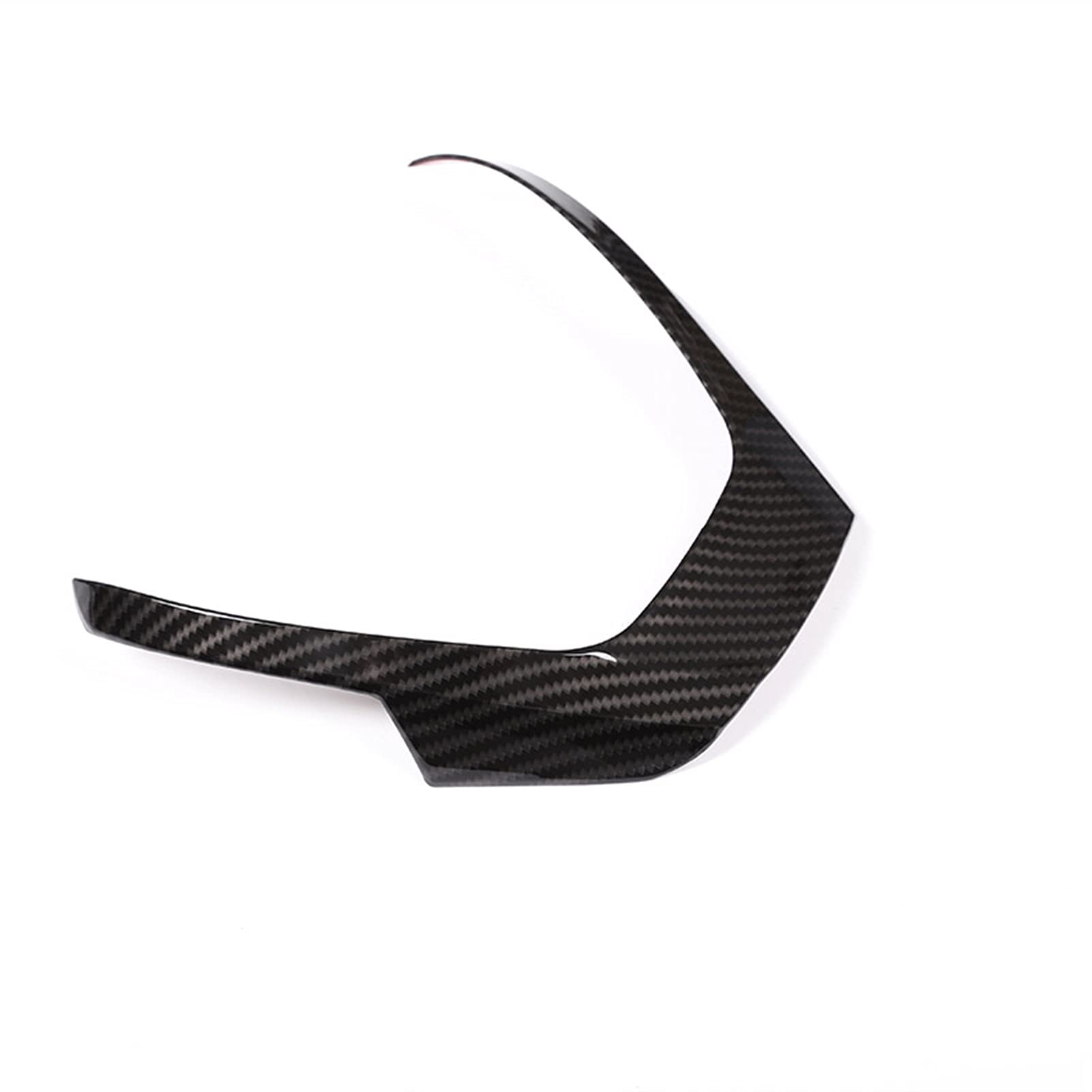 Rynplex Carbon Fiber Style ABS Chrom Lenkrad Dekoration Abdeckung Zieraufkleber, for, for, X3 X4 X5 F15 F25 F26 2014-2016 Aufkleber für Lenkradrahmen von Rynplex