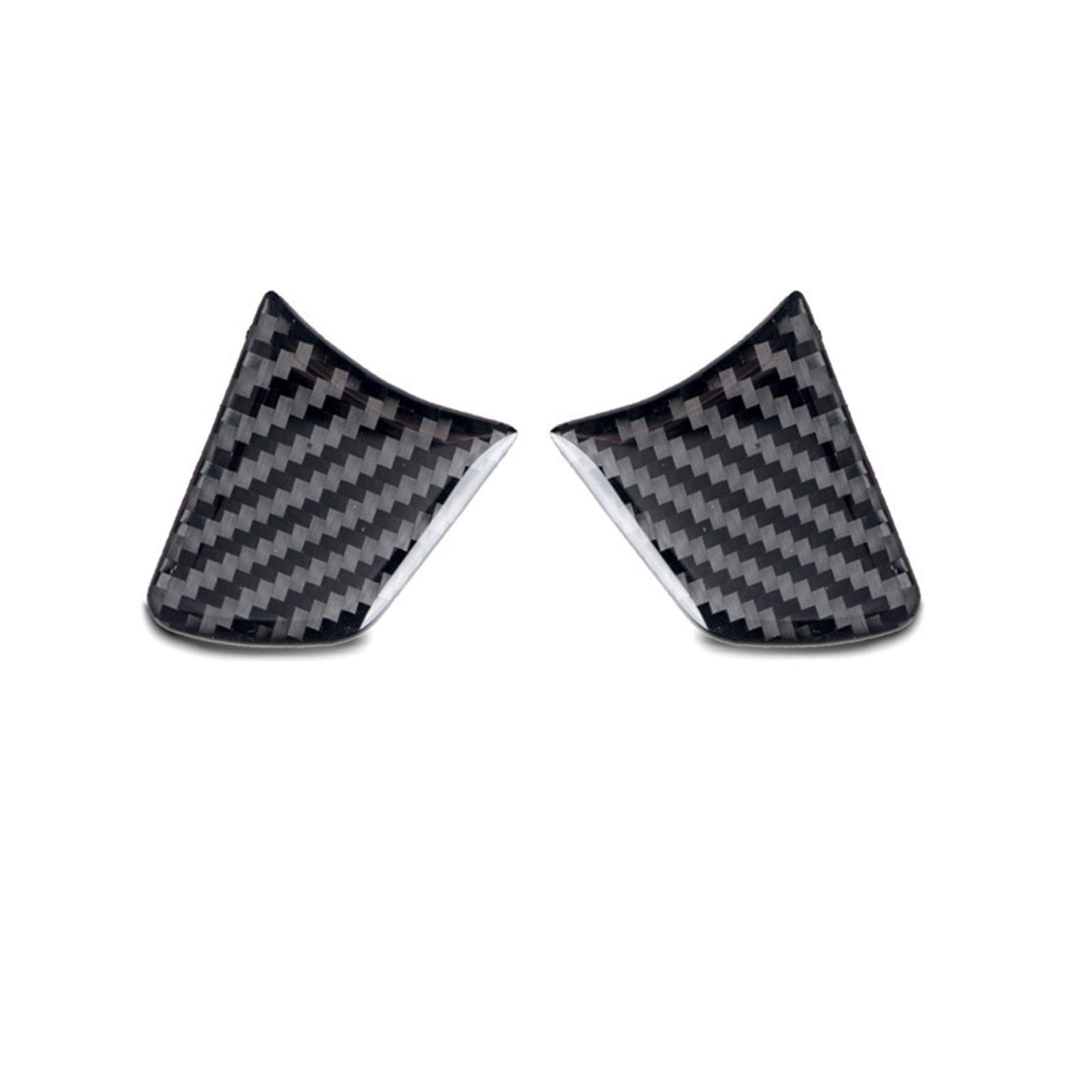 Rynplex Carbon Fiber Styling Lenkrad Dekoration Abdeckung Zieraufkleber, for, A6 C7 2012-2018 Türgriffe Streifen Autozubehör Aufkleber für Lenkradrahmen von Rynplex