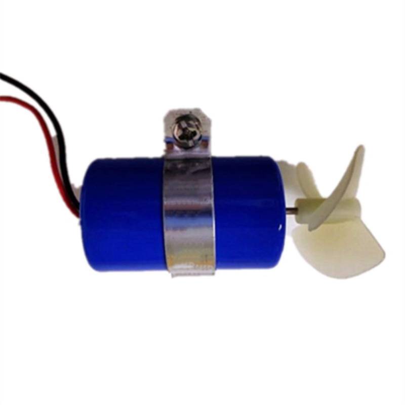 Rynplex DIY Micro ROV Roboter Jet Motor Motor 3-12V Unterwasser Triebwerk W 39mm Propeller, for RC Schiff Boot U-Boot Modifikation Teil Antriebswelle für Boote(1pc cw) von Rynplex