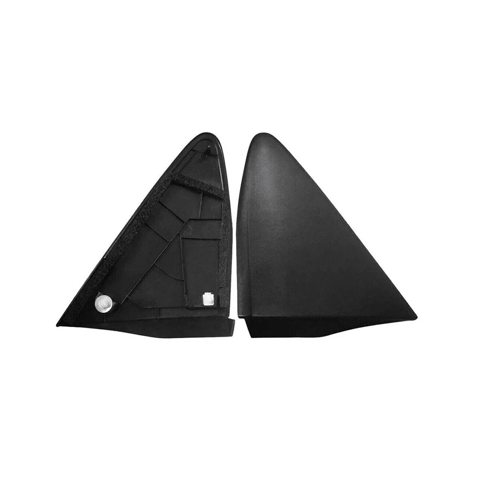 Rynplex Dreieckige Abdeckung for den vorderen Rückspiegel 60117-0D111 60118-0D111, for Toyota, for Yaris 2012 2013 2014 Dreieckige Spiegelabdeckung(Left and Right) von Rynplex