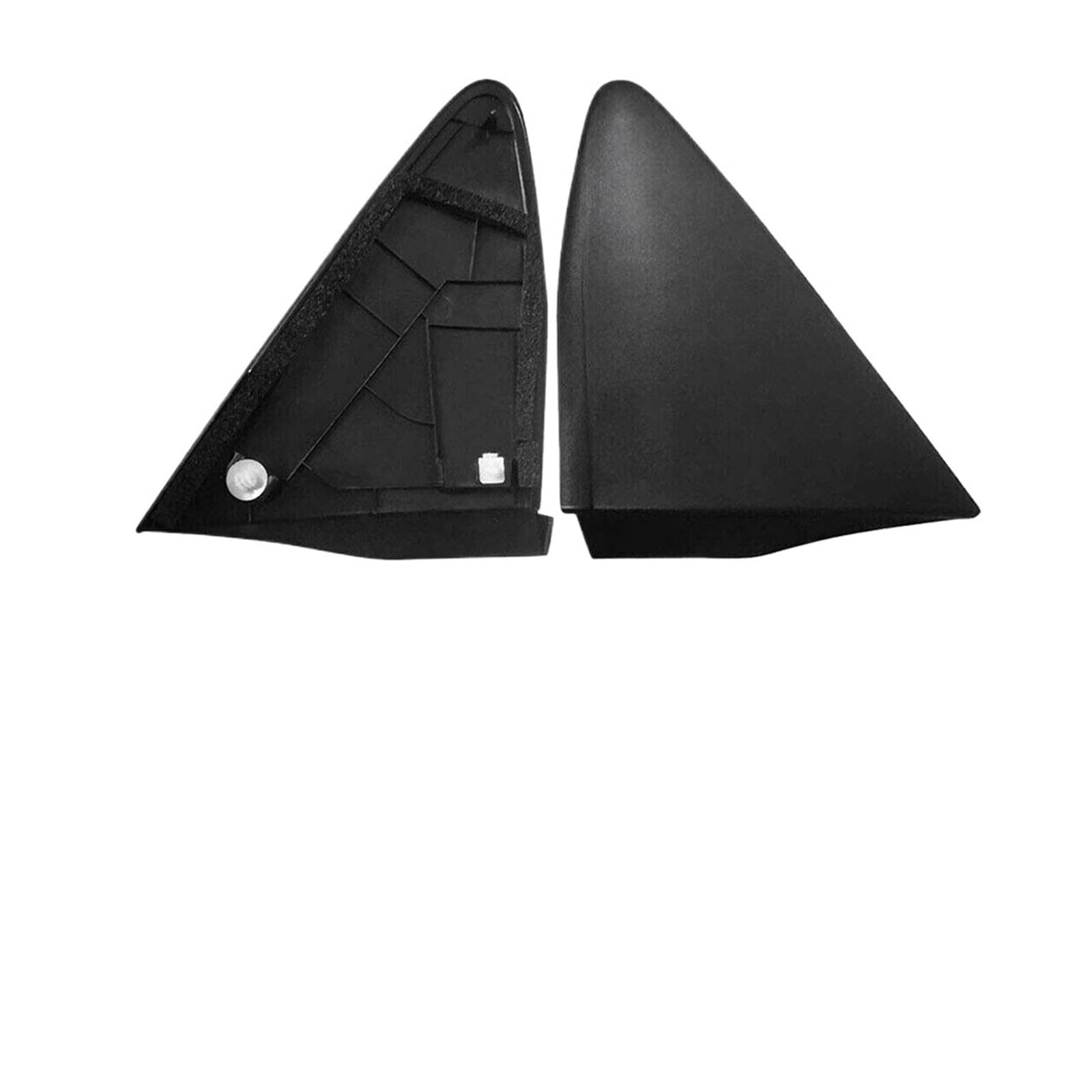 Rynplex Dreieckige Abdeckung for den vorderen Rückspiegel 60117-0D111 60118-0D111, for Toyota, for Yaris 2012 2013 2014 Dreieckige Spiegelabdeckung(Left and Right) von Rynplex