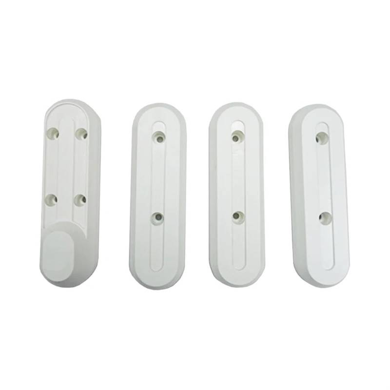 Rynplex Elektroroller Vorder- und Hinterradreifenabdeckung Naben Schutzhülle Aufkleber, for Xiaomi, M365 Pro 1s, for Smart, KickScooter-Teile Reflektierender Streifen(White) von Rynplex