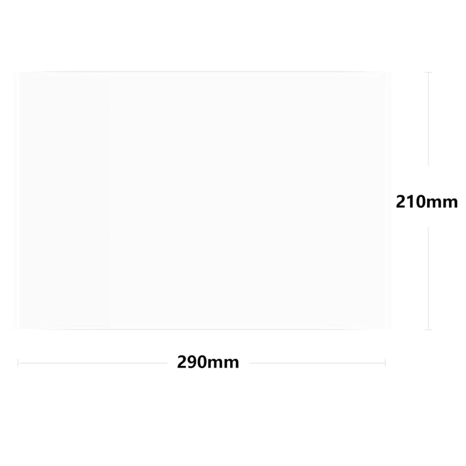 Rynplex FEP-Folie 290 x 210 x 0,15 mm, for ELEGOO, for Saturn S, for Saturn 2, Photon Mono X 6K, M3 Plus, Sonic Mighty 4K Resin 3D-Drucker LCD-Displayschutz für 3D-Drucker(6PCS) von Rynplex