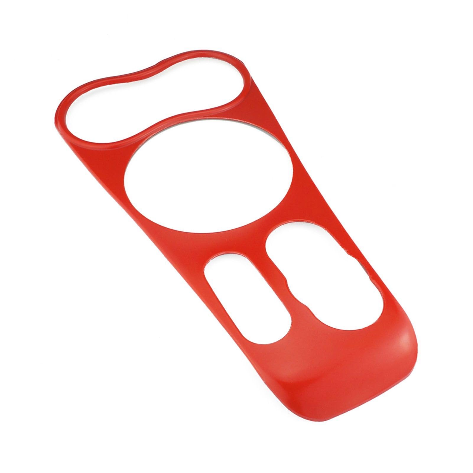 Rynplex For Mini, Countryman F60, Kratzschutz-Aufkleber, F60-Schalttafelabdeckung der Mittelkonsole, Cooper F60-Autozubehör Dekoration für Lüftungsschlitze(Red) von Rynplex