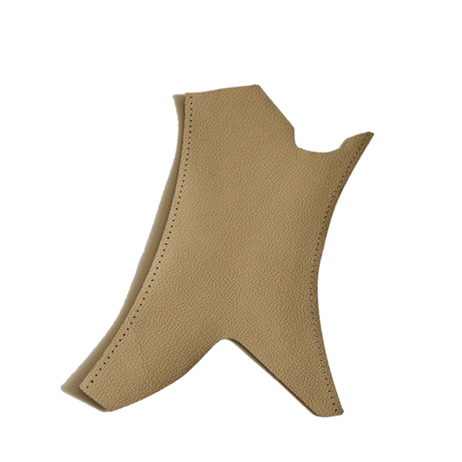 Rynplex Handnähen Micro Leder rechts/Links Türverkleidung Griff Pull Trim Cover Innengriff Abdeckung, for, for 3er E90 E91 325 330 318 Auto-Innentürgriff(Beige-Left) von Rynplex