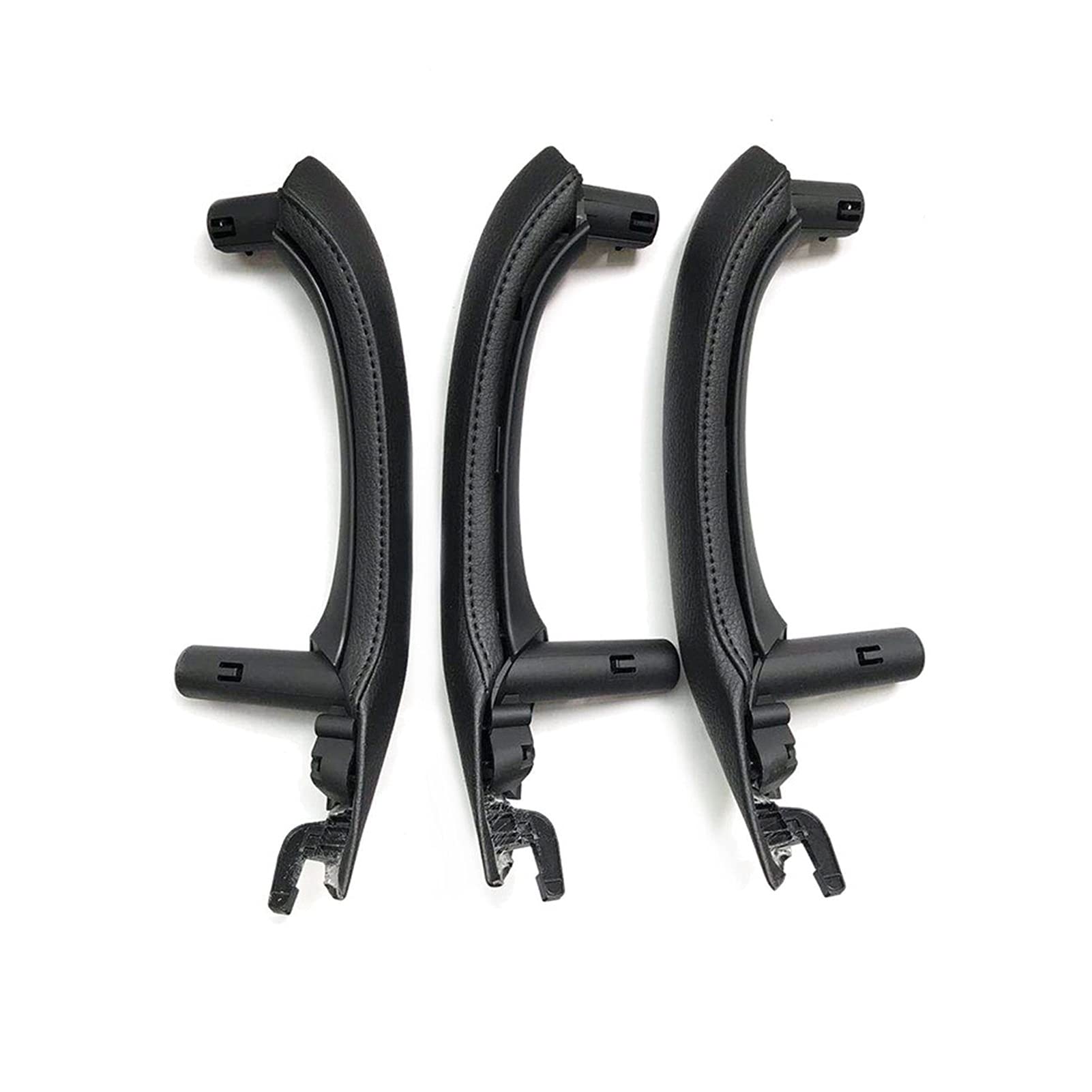 Rynplex LHD RHD Innentürgriff mit Lederbezug, komplettes Set, for, for X3 X4 F25 F26 2010-2016 Türgriffe(LHD 6PCS Black) von Rynplex